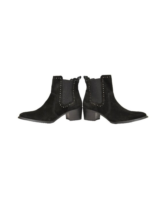 Paul Green Bailey Chelsea Boot in Black | Lyst $550 PAUL GREEN BAILEY CHELSEA BOOT BLACK STUDS SUEDE BLOCK 10.5 US (A2)